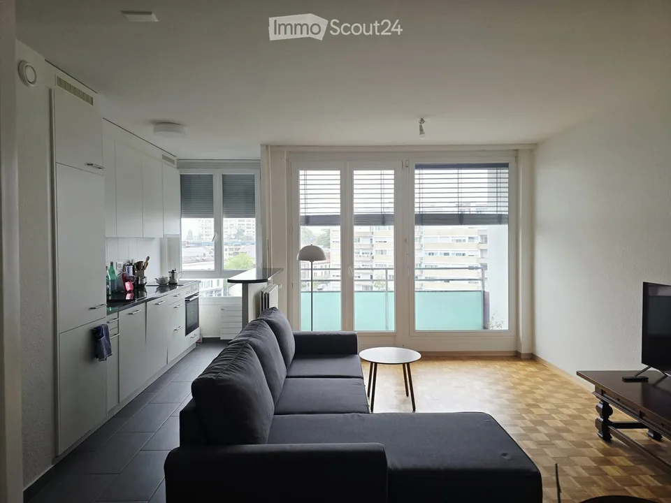 Bright 3.5-Room Apartment with Balcony and Stunning Views in Châtelaine
