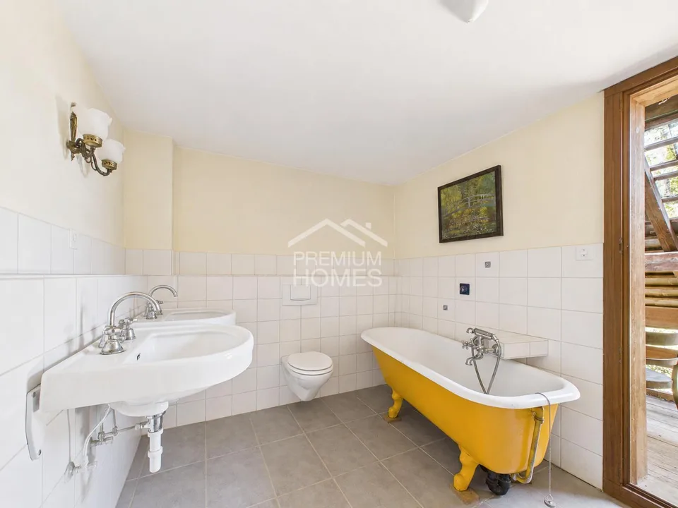 Historic half-timbered house with large plot