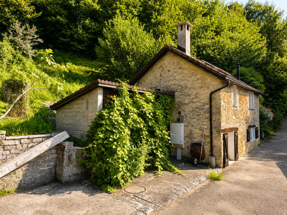 Delizioso Rustico nel villaggio idilliaco di Gorduno
