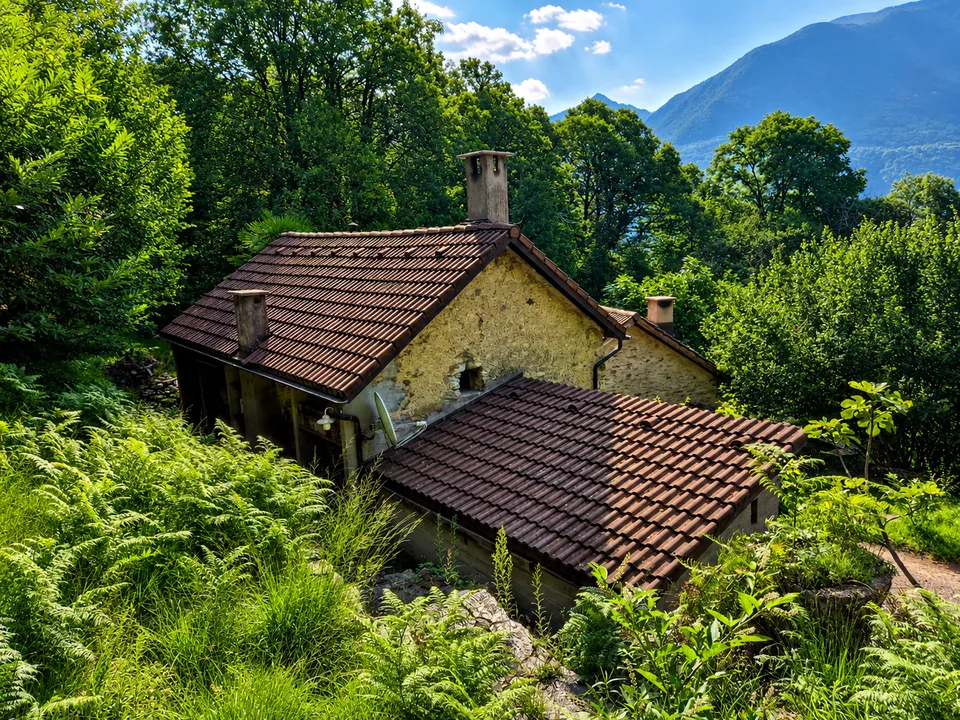 Delizioso Rustico nel villaggio idilliaco di Gorduno