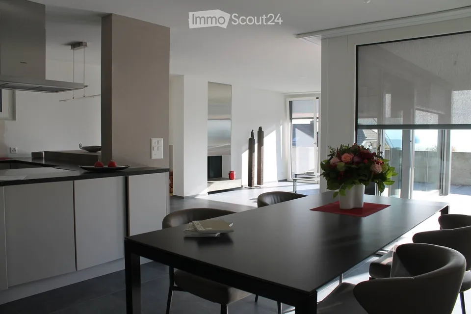 Appartement terrasse spacieux de 6,5 pièces avec vue panoramique à Lommiswil