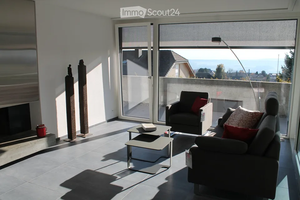 Appartement terrasse spacieux de 6,5 pièces avec vue panoramique à Lommiswil