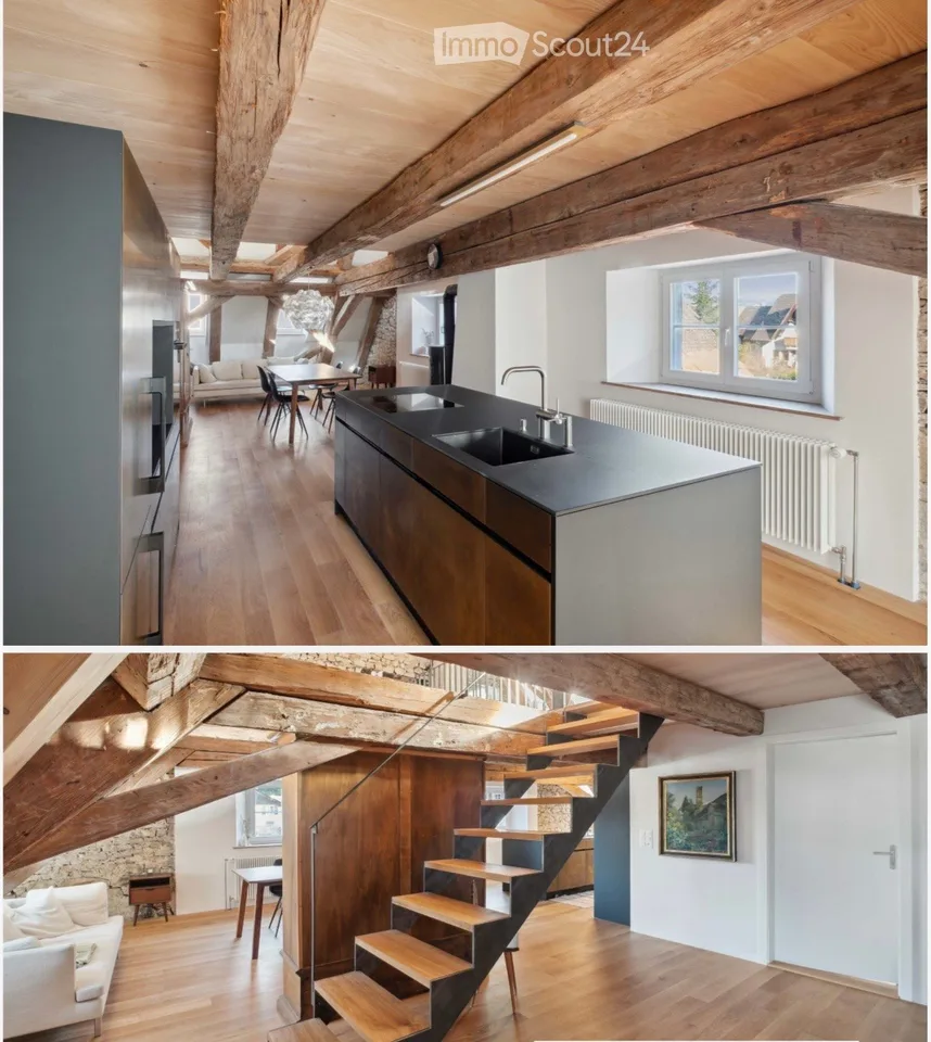 Beautiful 3.5 maisonette apartment for rent in Zunzgen