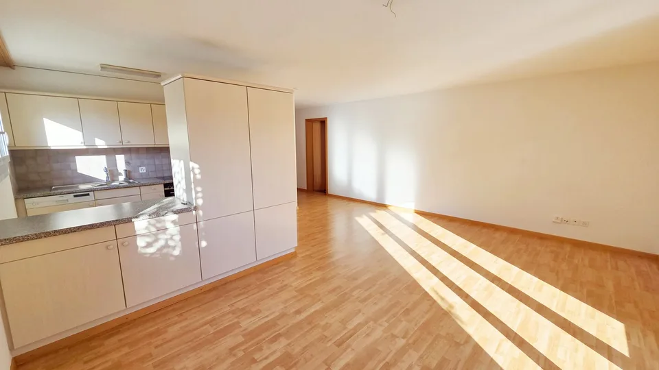 Sonnige Wohnung mit grosszügigem Sitzplatz an ruhiger Lage