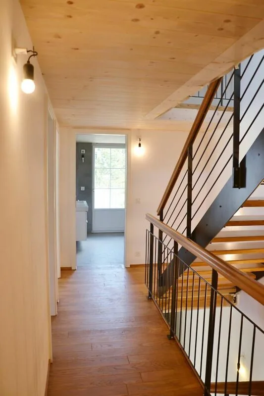 3-Generation House, 7 rooms + 2 rooms + garden. Noble, modern, chic restoration, very bright, all bio - or: 7-room apartment and 2-room office / au-pair apartment