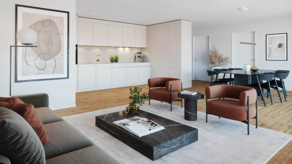 Projet baubewilligt Gemsacker: Appartement 2.5 pièces A2-12