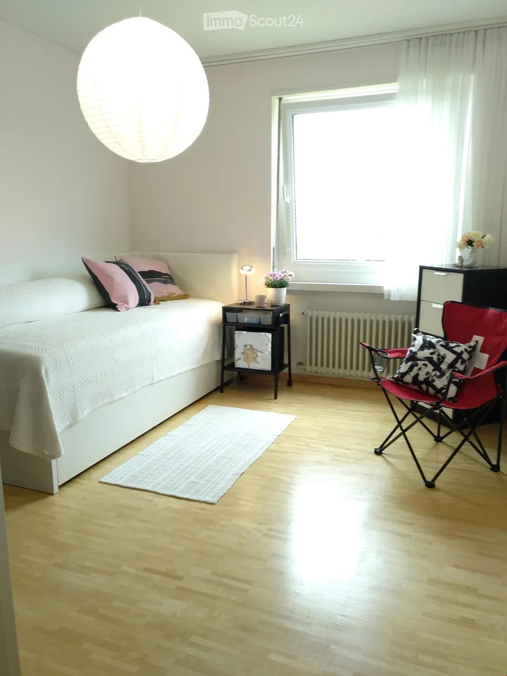 Möbliertes 1-Zimmer-Apartment im 10. Stock mit schöner Aussicht in Rheinfelden