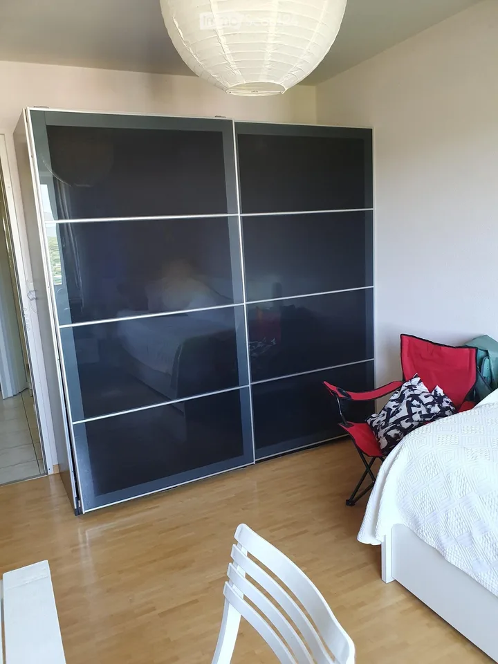Möbliertes 1-Zimmer-Apartment im 10. Stock mit schöner Aussicht in Rheinfelden