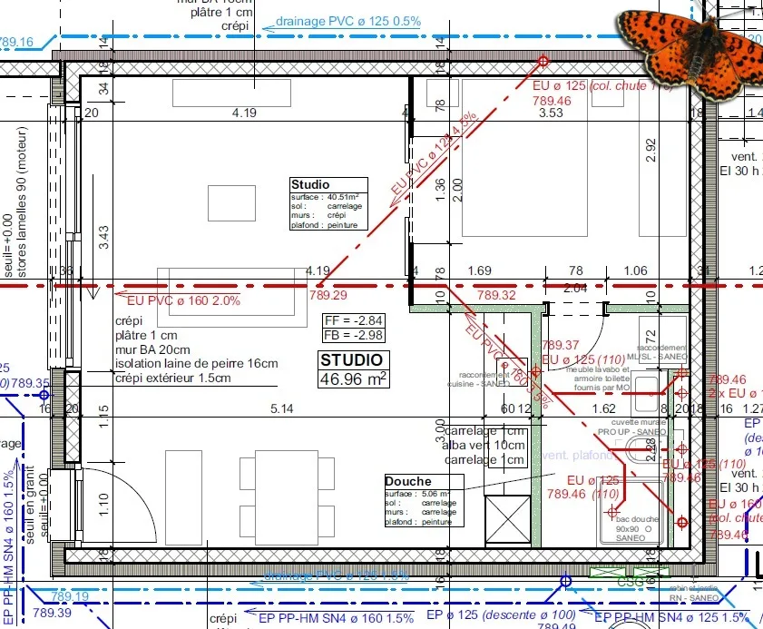 1 ½ ROOMS OF 47 m² - Privileged situation