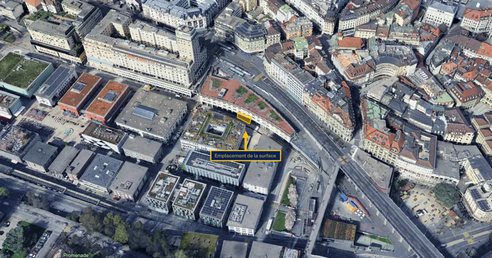 Surface commerciale de 144m2 au coeur de Lausanne