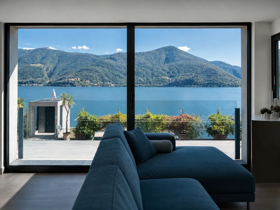 Splendido appartamento di 4.5 locali con vista lago a Brissago