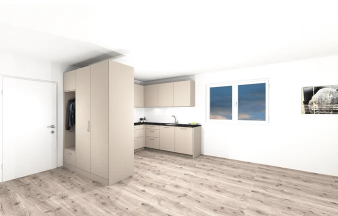 Appartement moderne de 2,5 pièces avec balcon à Bellach