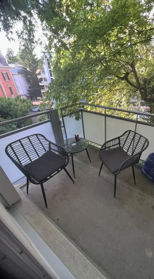 Appartement calme de 1,5 pièces avec balcon à Zürich-Hottingen - à partir du 01.10.2026