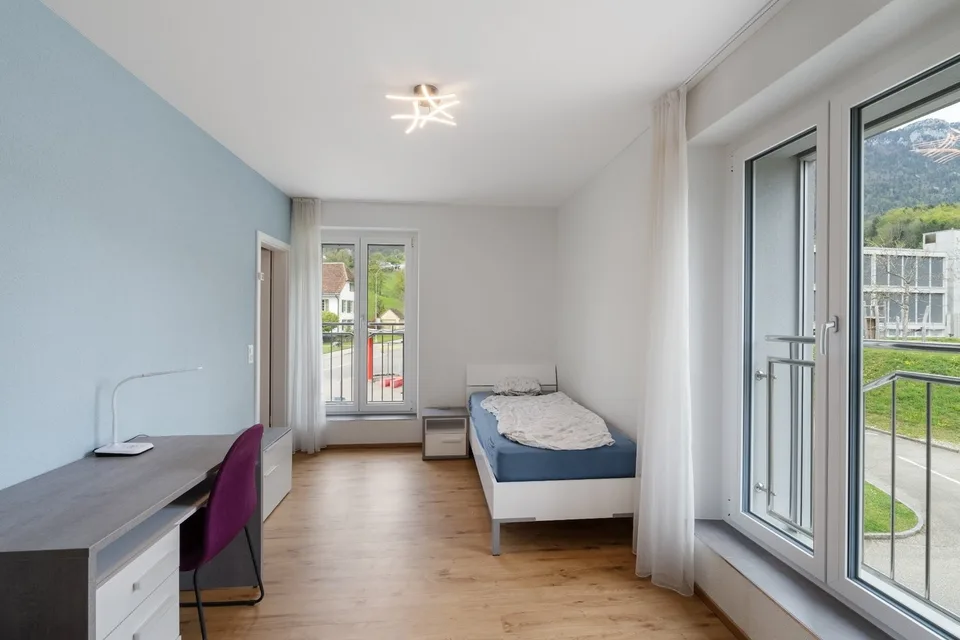 Drei möblierte Einzelzimmer zu vermieten