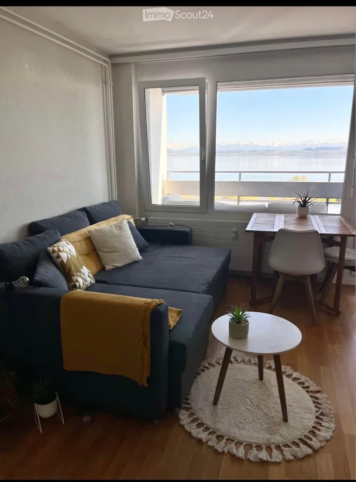 Appartement avec magnifique vue sur le lac et les Alpes