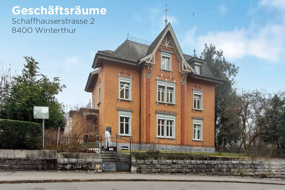 11 m² Büro zur Miete - Stadtvilla, zentral in Winterthur