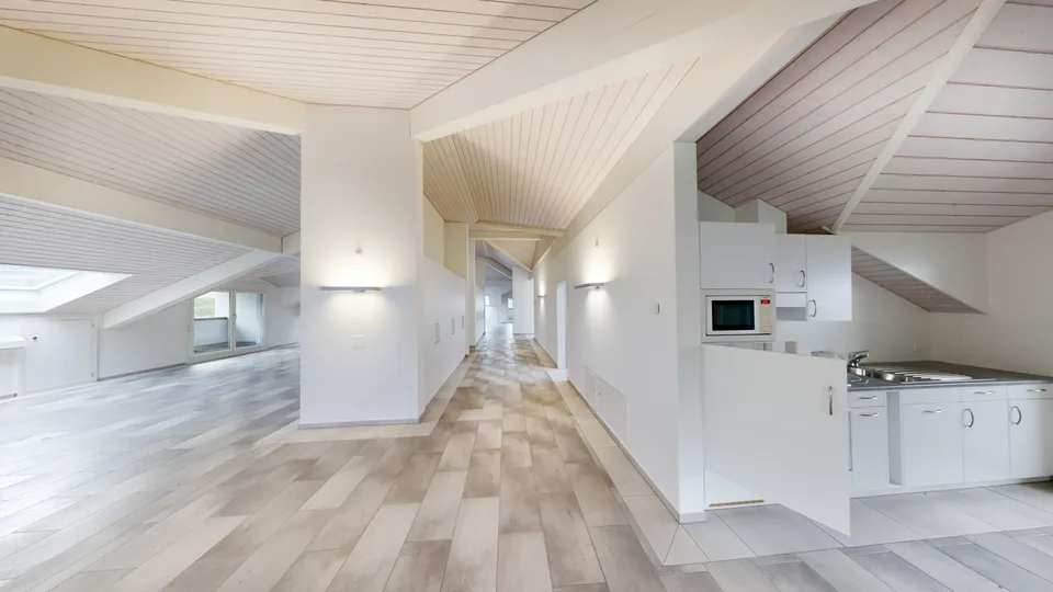 Residential and commercial building on Lake Lucerne