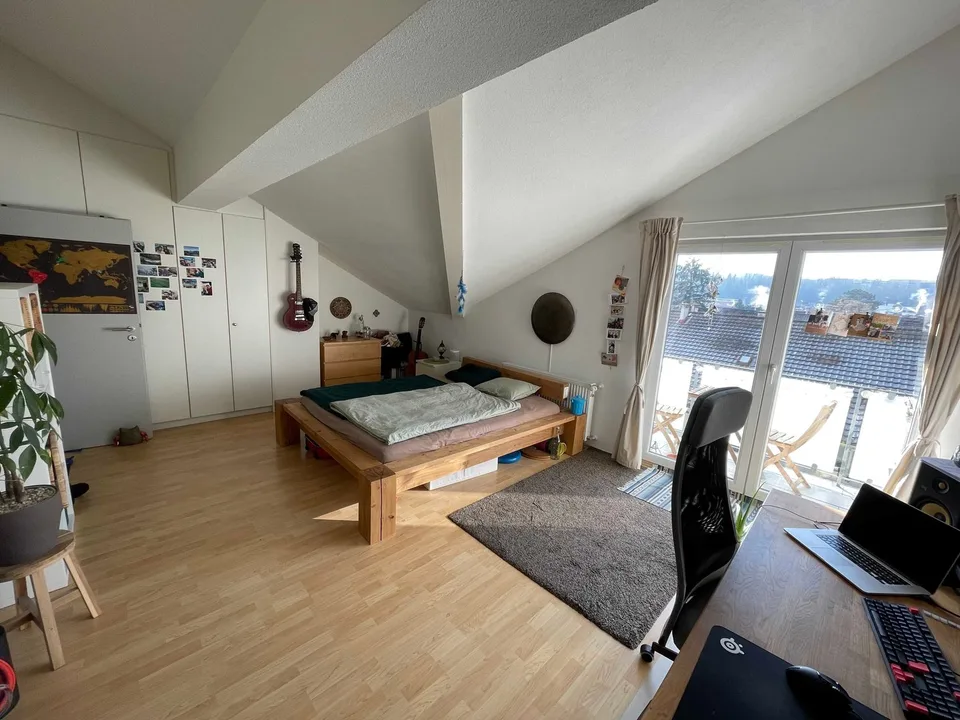 Spacious 4.5-room apartment with balcony and beautiful view in Allschwil