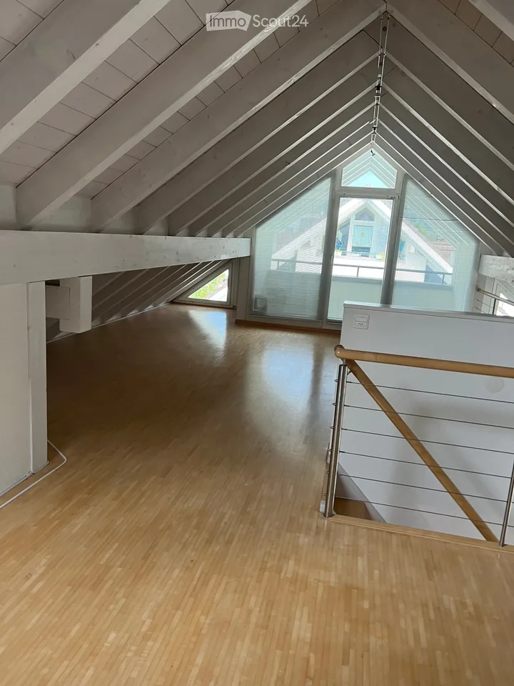 Spacious and bright attic apartment with gallery