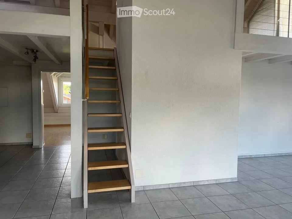 Spacious and bright attic apartment with gallery