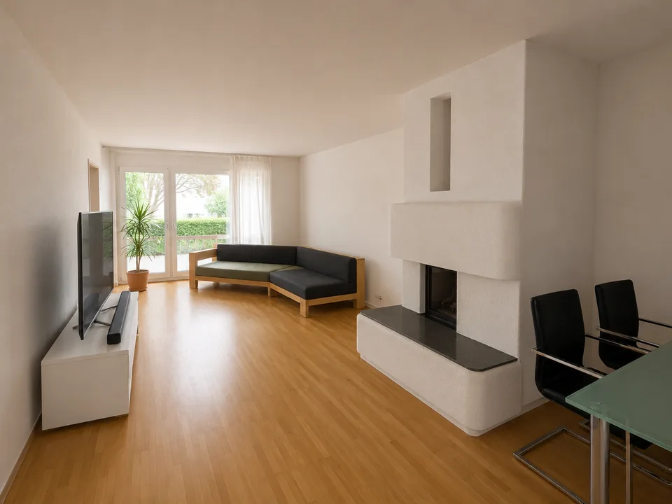 Appartement spacieux 4 pièces avec cheminée