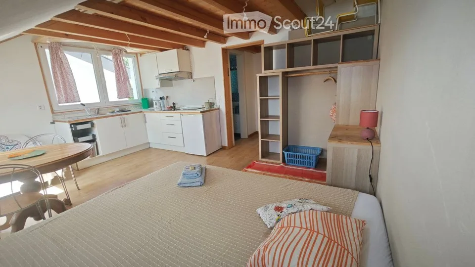 Studio avec mezzanine en coopérative écologique
