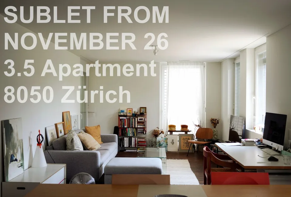 3½ ZI-WOHNUNG IN ZÜRICH - KREIS 11 OERLIKON, MÖBLIERT, TEMPORÄR