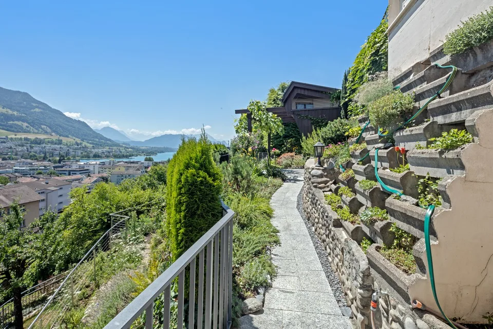 A loge seat above Lake Lucerne
