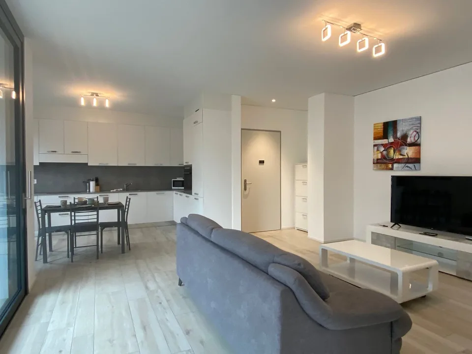 ELEGANTES 3.5 ZIMMER-WOHNUNG MIT MOBILIERUNG UND PRIVATPARKPLATZ
