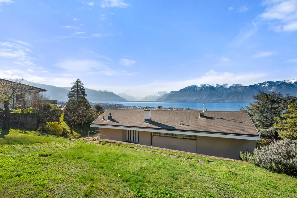 Villa unique avec vue lac panoramique