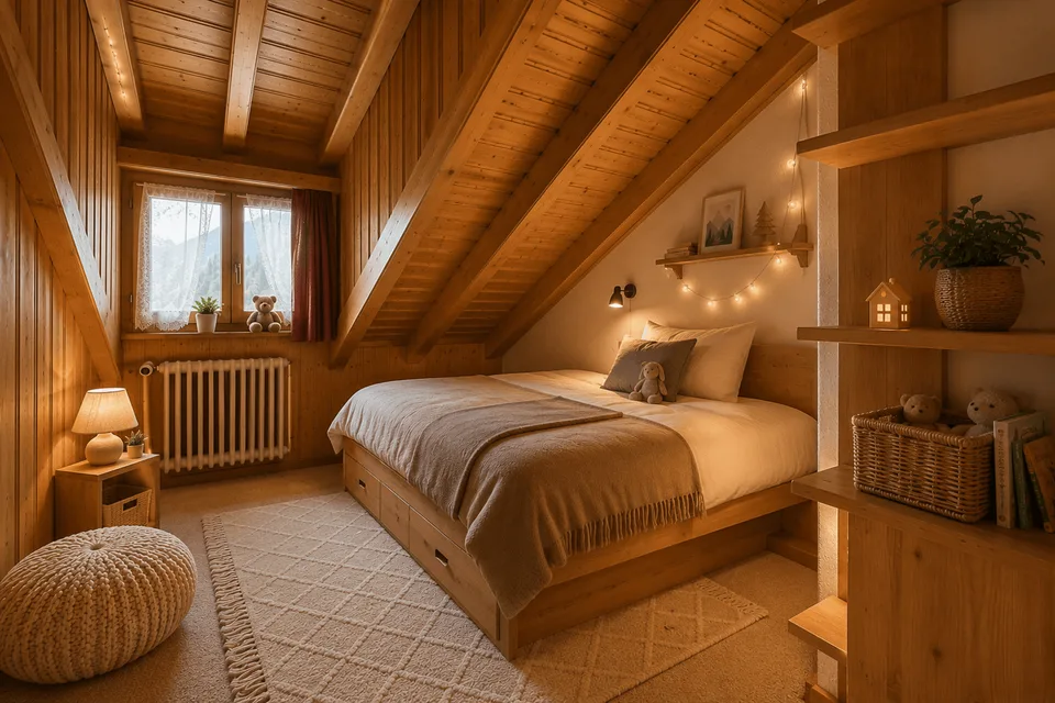 LES DIABLERETS - COQUET APPARTEMENT DE 2,5 PIECES AUX COMBLES