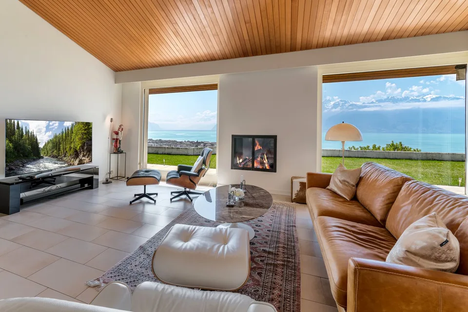 CORSEAUX - EIGENTUM IN DEN WEINBERGEN MIT ATEMBERAUBENDER AUSBLICK AUF