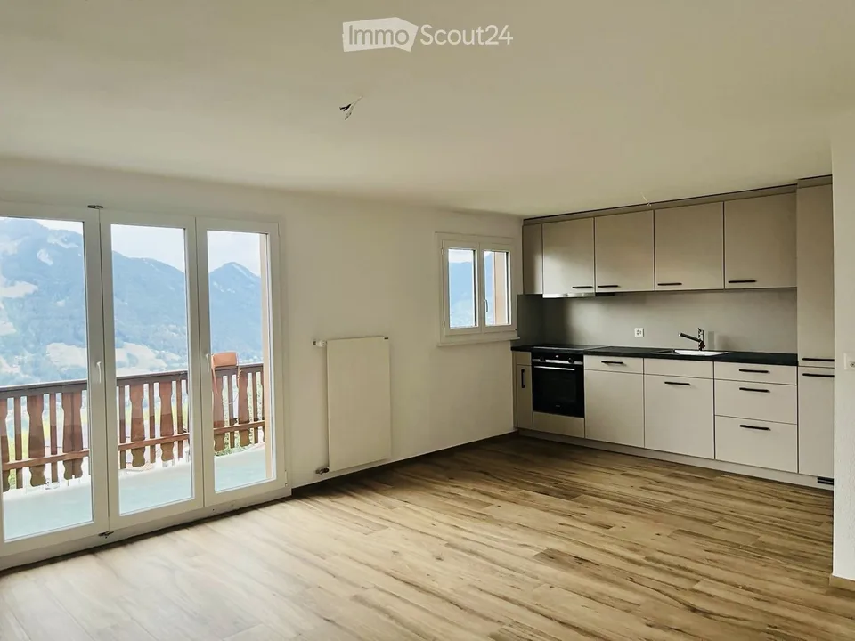 3-Zimmer-Maisonette-Wohnung mit Bergblick in Seelisberg