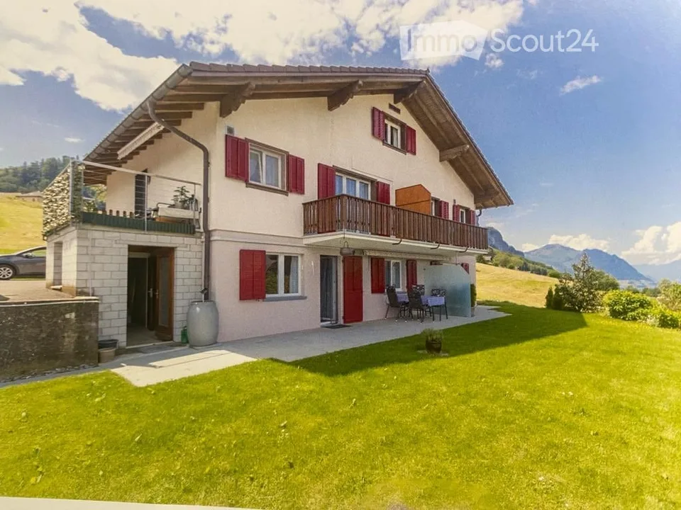 3-Zimmer-Maisonette-Wohnung mit Bergblick in Seelisberg