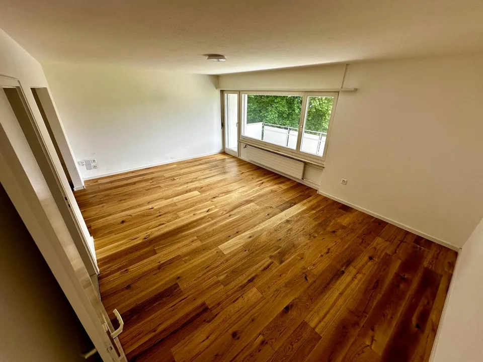 Beautiful 1.5-room apartment on the 1st floor, with a large balcony in St. Gallen