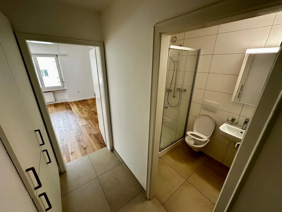 Beautiful 1.5-room apartment on the 1st floor, with a large balcony in St. Gallen