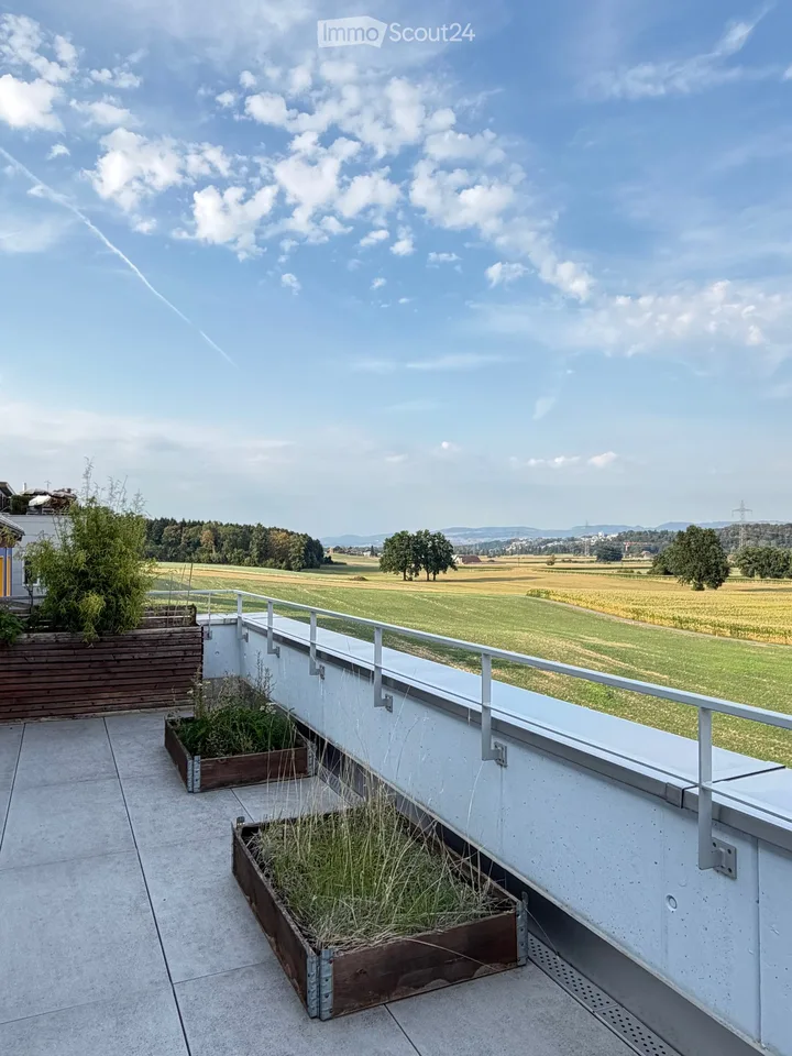 Nachmieter gesucht für helle 5.5 Zimmer Attika Wohnung mit unverbaubarer Aussicht in Dietwil