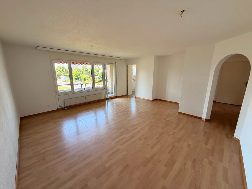 Bright 4.5-room apartment with balcony and beautiful view in Frasnacht