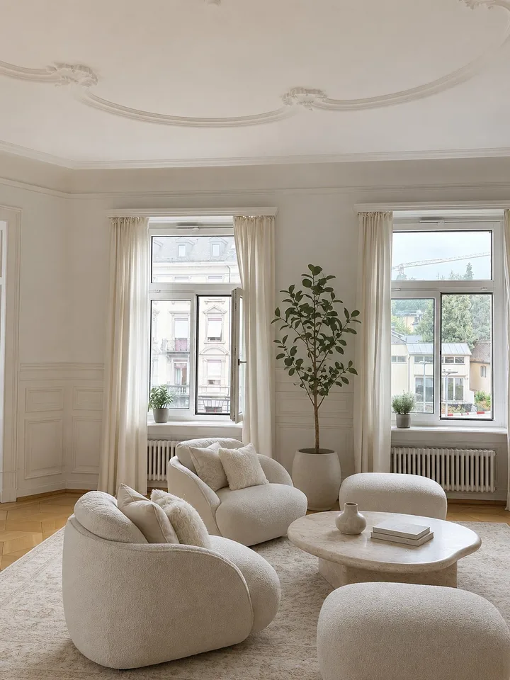 Elegante 3.5-Zimmer-Altbauwohnung in Zürich Enge  WG / flexible Zimmervermietung Zürich Kreis 2 / Enge  Bleicherweg