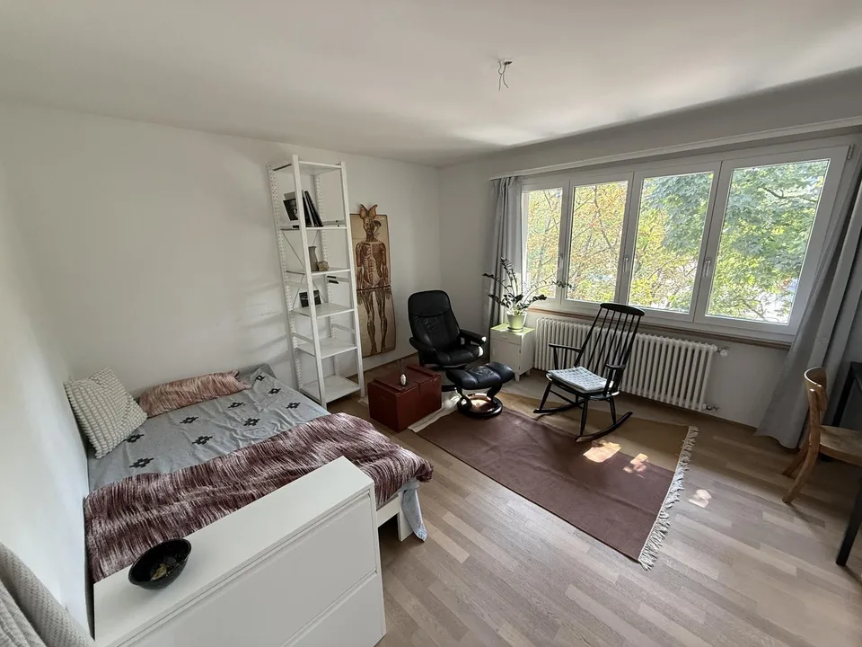Large furnitured room in Liebefeld