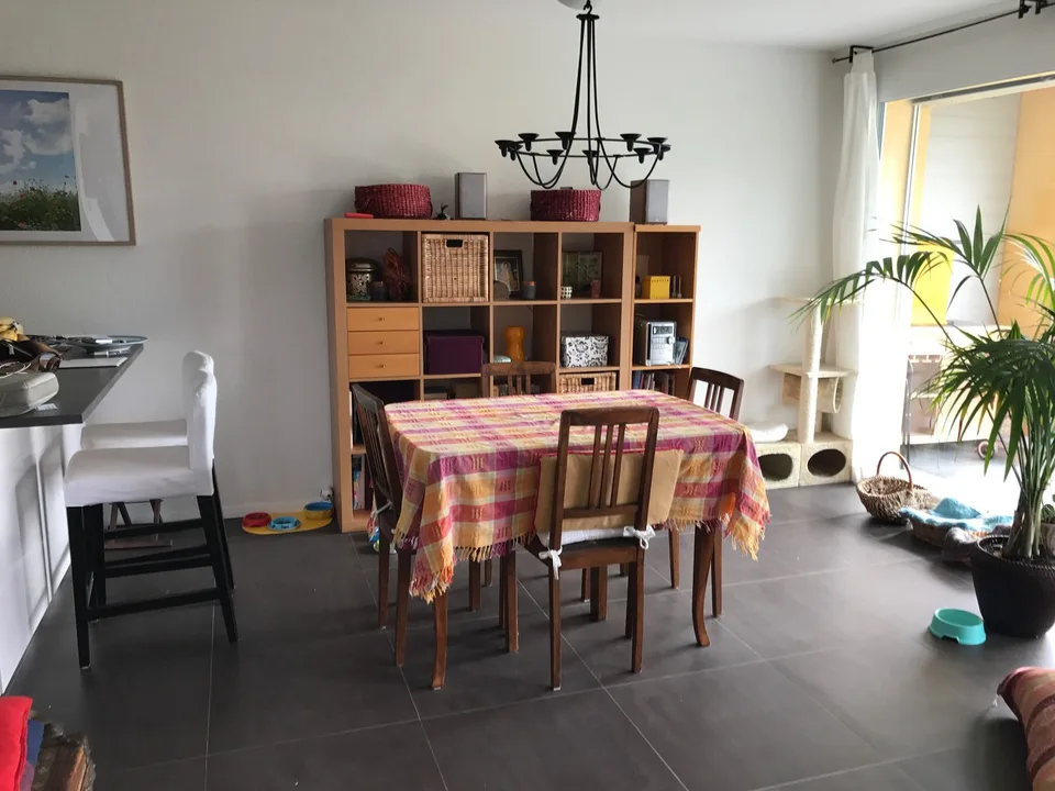 Appartement meublé 2 chambres en rez terrasse à sous-louer dès le 1er septembre