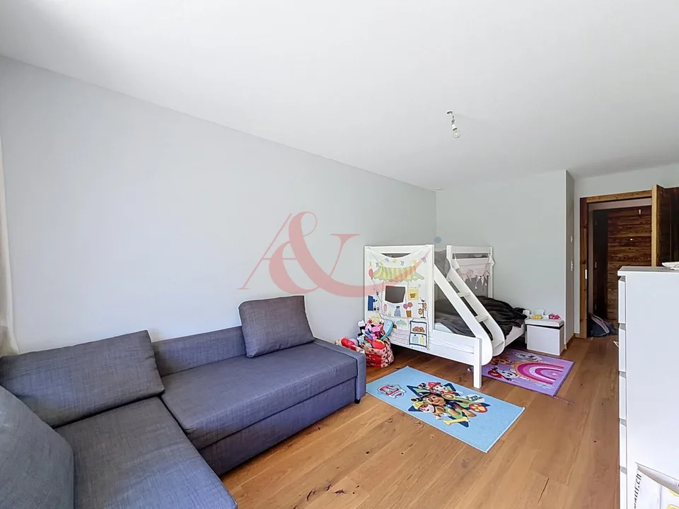 Crans - Montana, Eine vollständig möblierte moderne Wohnung, bis ins kleinste Detail durchdacht