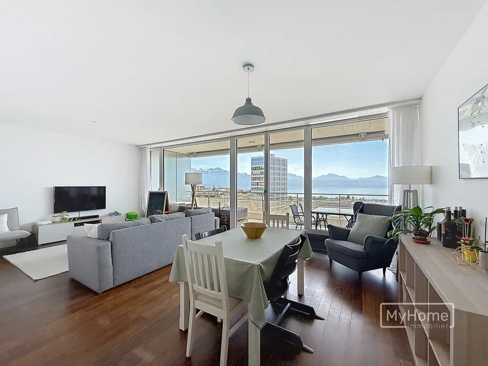 Prachtvolle Wohnung mit Blick auf den Genfersee