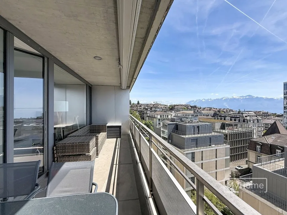 Prachtvolle Wohnung mit Blick auf den Genfersee