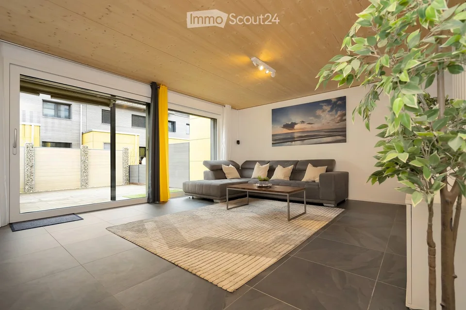 Maison mitoyenne moderne de 6.5 pièces à Scheuren – CHF 1'860 par an pour les frais de chauffage et de nettoyage