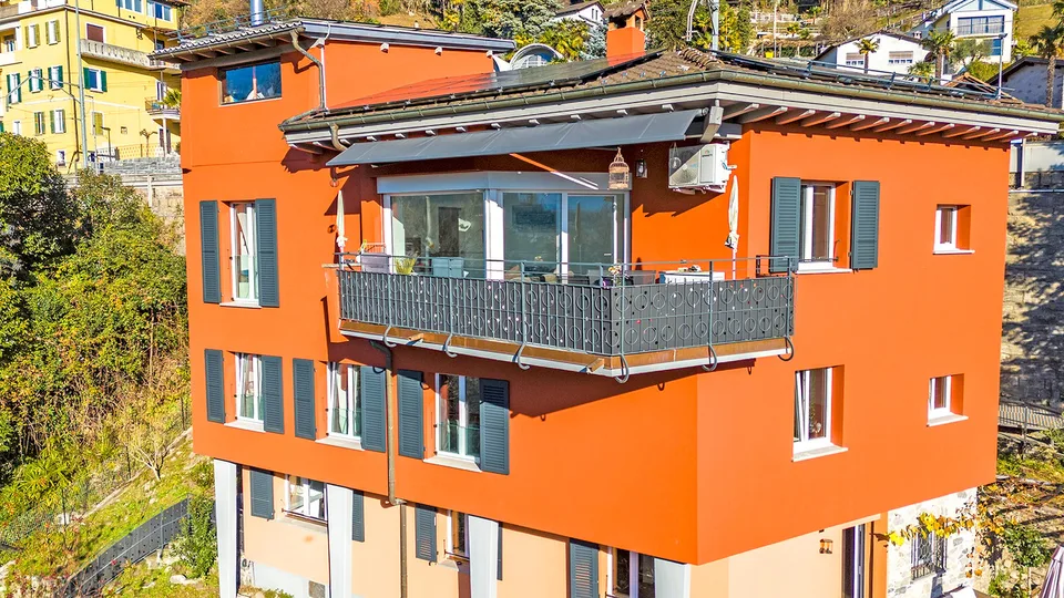 Zweitwohnsitz: 3,5-Zimmer-Wohnung mit Panoramablick auf den Fluss Maggia
