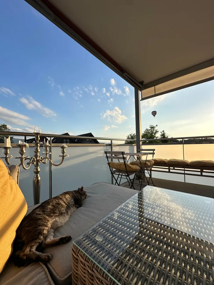 Helle, renovierte 3.5-Zimmer-Wohnung mit grossem Sonnenbalkon
