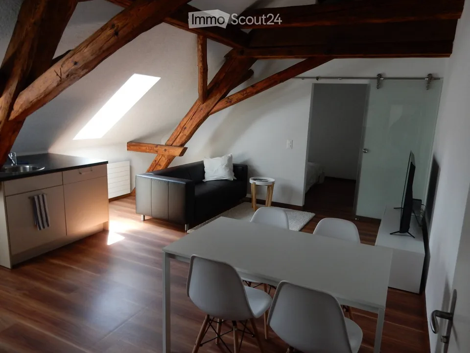 Charming 2-room attic apartment in Untersiggenthal – available from December 2026