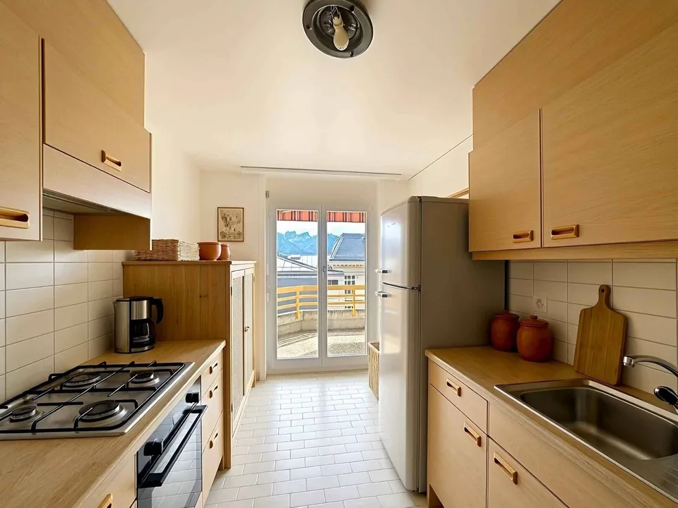 Au dernier étage - Grand 3.5 pièces sur 1 niveau de 79 m2 + balcon