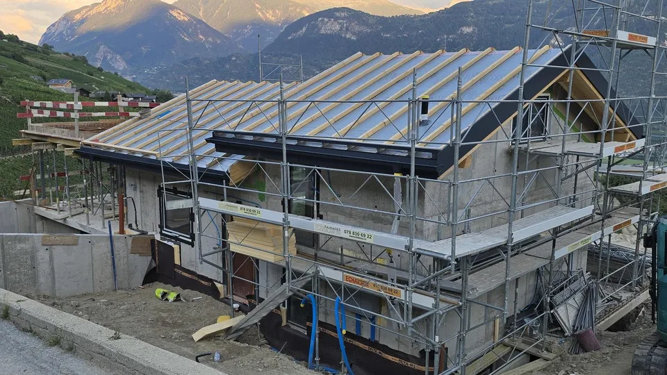 Nuova villa di 5,5 locali a Lens con 180m2 e vista mozzafiato